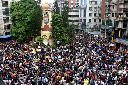 চট্টগ্রামে হিন্দুদের বিক্ষোভ