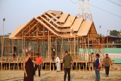 সংঘরাজ ড. জ্ঞানশ্রী মহাথের জাতীয় অন্ত্যেষ্টিক্রিয়া অনুষ্ঠানের প্রস্তুতি